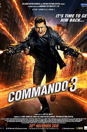 Commando 3 (2019) Hindi Full Movie 480p [400MB] | 720p [1.2GB] | 1080p [2GB]